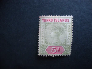 Turks Islands Q. Victoria 5d - Picture 1 of 1
