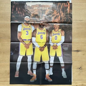 LeBron Lakers Mitchell Poster NBA Trikot Jersey Nike Air Jordan Basketball 254 - Picture 1 of 4