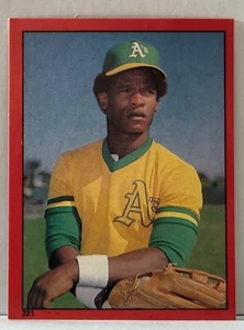 1982 Topps Sticker #221 Rickey Henderson    M14 - Picture 1 of 1