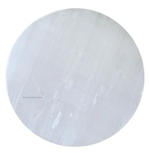 Selenite Charging Plate for Crystals (4 Inch) - Picture 1 of 6