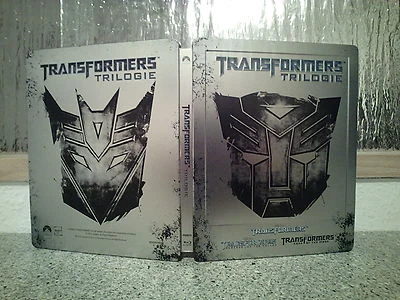 Transformers 1,2 & 3 Trilogie Blu-Ray Steelbook Erstauflage - Bild 1 von 2