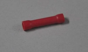 Steckverbinder Stoßverbinder für Leitung 0,5-1,5mm² 100 Stück rot - Bild 1 von 1