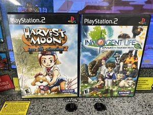 PS2 Lot of 2: Harvest Moon: Save the Homeland + Innocent Life: A Futuristic HM - Picture 1 of 5