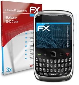 atFoliX 3x Screen Protector for Blackberry 8900 Curve clear - Picture 1 of 9