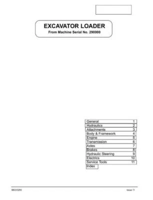 JCB 3CX 4CX (SN 3CX 4CX-290000 to 400000) Workshop Manual Delivered Today - Image 1 of 4