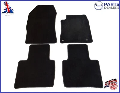 GENUINE CITROEN C5 X 2021-2025 CAR VELOUR FLOOR CARPET MAT SET OF 4 BLACK - Image 1 of 4
