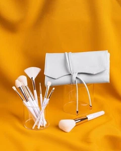 LA BEAUTE SOI 10 Piece Makeup Brush Set NEW VEGAN CRUELTY-FREE - Picture 1 of 1