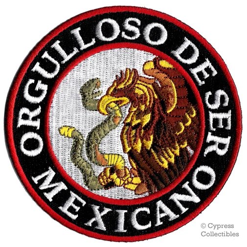 PARCHE ORGULLOSO DE SER MEXICANO BORDADO EN HIERRO ORGULLOSO DE SER MEXICANO Foto 1 de 1