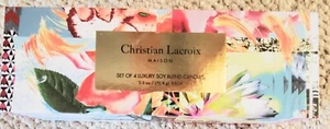 Christian Lacroix Maison 4 Pack Luxury Soy Blend Candle Gift Set 2.5 Oz Scented - Picture 1 of 3