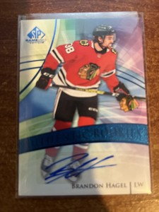 2020-21 SP Game Used Brandon Hagel RC Authentic Rookies Auto #129