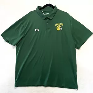 Under Armour Poloshirt Herren 2XL Loose Heat Gear Edison Football Farbe Grün - Bild 1 von 8