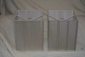 Vintage Silk String Lamp Shades x2 - Picture 1 of 5