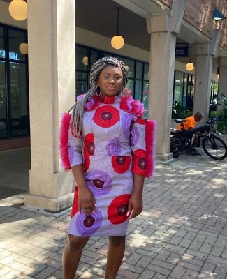 Ankara wax dress for women- fisisidress - Image 1 of 2