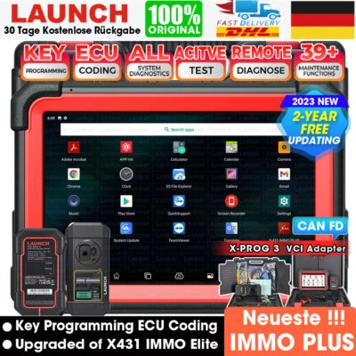 2025 Launch X431 Immo Plus +PROG 3 Programmer OBD2 Diagnostic Tool ECU Coding - Image 1 of 4