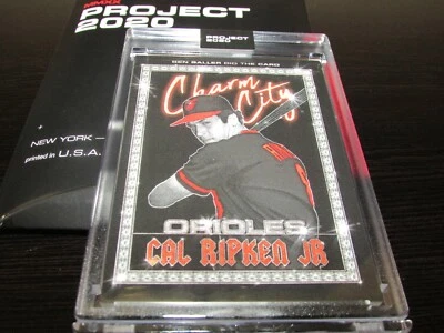 Topps Project 2020 Card #109 Cal Ripken Jr. by Ben Baller w/box In Hand - Image 1 of 4