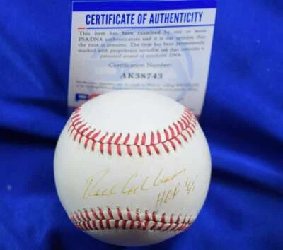 Richie Ashburn HOF 95 PSA DNA Coa Autograph Major League OML Signed Baseball - Image 1 of 2