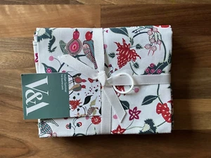 V&A Indian Summer 100% Organic Cotton Fabric Fat Quarter 4 Pack Bundle Floral - Picture 1 of 4