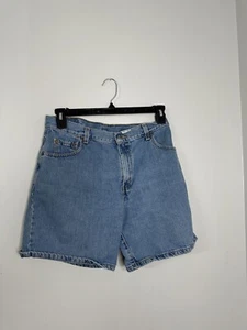 VTG 90s Levi's Jean Shorts Women Relaxed Boyfriend Blue Denim 12 - Picture 1 of 6