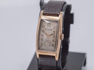 1938 - Bulova Minute Man - Men's 21mm Curvex Watch 7AH 17j - Picture 1 of 10