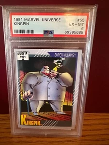 1991 Marvel Universe #55 Kingpin PSA 6 - Bild 1 von 2