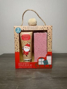 Holiday Foot Lotion & Pumice Stone Gift Set - Brompton & Langley - Picture 1 of 5