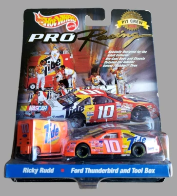 Hot Wheels PRO Racing NASCAR FORD THUNDERBIRD TOOL BOX RICKY RUDD 1998 PIT CREW - Image 1 of 4