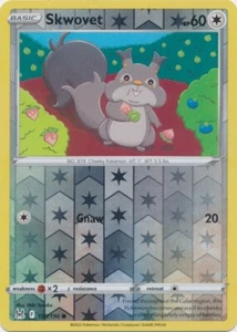 Juego de cartas coleccionables Pokémon Reverse Holo Skwovet 150/196 Common Lost Origin - Imagen 1 de 1