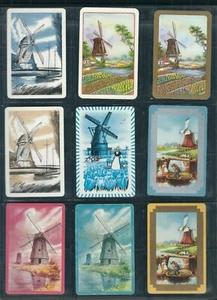 54 Playing Card Singles/Swap Cards of Windmills, Bridges, Highways, Structures - Picture 1 of 12