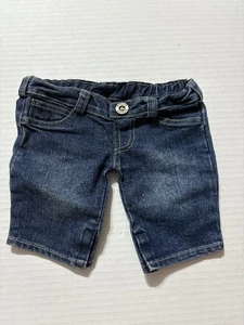 Build A Bear BAB Blue Denim Bermuda Shorts - Picture 1 of 4