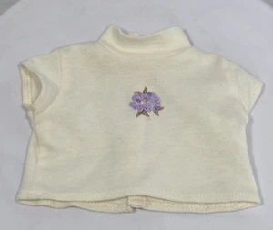 American Girl Today 2002 Go Anywhere Top Shirt Blouse Sequins Cream - Picture 1 of 4