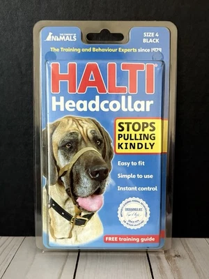 Collar Halti Perro Talla 4 Negro Deja de Tirar Amablemente Fácil Ajuste Fácil de Usar Foto 1 de 3