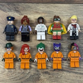 LEGO Batman 70912 Minifigure Lot W/ Aaron Cash, Barbara, Catwoman, Joker