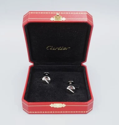 Caja de gemelos Cartier LOVE de plata de ley y certificado M2052 Foto 1 de 4