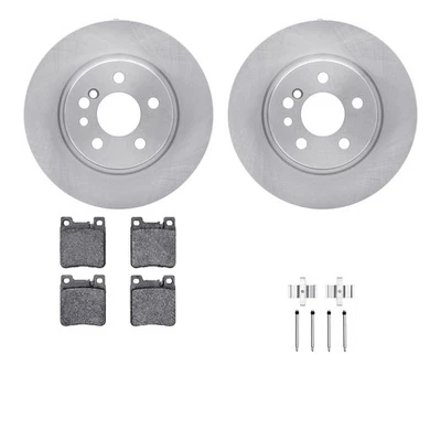 For Mercedes-Benz CL500 98-99 R1 Concepts Rear Brake Kit w Euro Ceramic Pads Foto 1 de 3