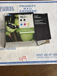 HP 962XL 5 Pack, (2 Black /Cyan/Mag/Yellow) Ink Cartridges, Warranty Ends 05/26 - Picture 1 of 7
