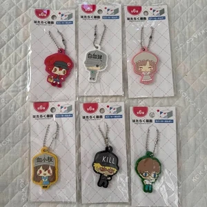 Cells at Work figure rubber key chain set 6 White Blood Cell anime Japan m644 - Picture 1 of 14