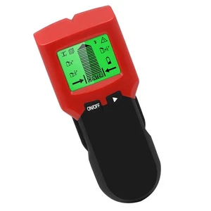 1pc Handheld Wand Detektor Stud Metall Detektor Wand Scanner Schwarz Rot - Bild 1 von 15