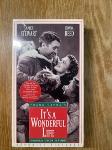 Its a Wonderful Life (VHS, 1993) New, Sealed Frank Capra’a Original Uncut - Picture 1 of 3