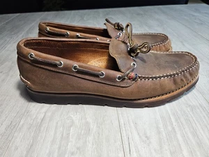 💥Sperry Gold Cup AUTHENTISCHE ORIGINAL BOOTSSCHUHE HANDGEFERTIGT MAINE BRAUN USA 13 D - Bild 1 von 18