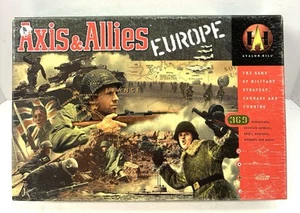 Vintage 1999 Axis & Allies Europe WW2 Board Game Avalon Hill Hasbro *Complete - Picture 1 of 12