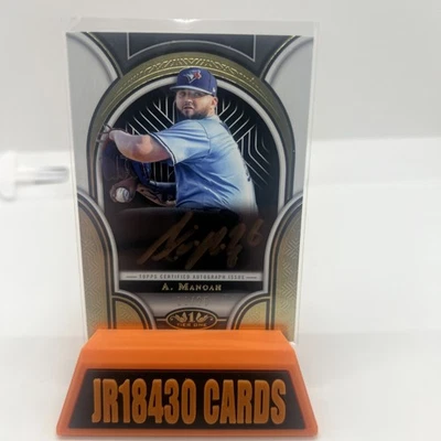 2023 Topps Tier One Prime Performers Autographs Alek Manoah #PPA-AM /25 Gold Ink - Image 1 of 4
