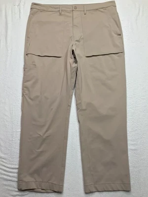 Pantalones ALO YOGA Block Hombre 38R (38x30) Beige Rendimiento Elastizados Informales Foto 1 de 4