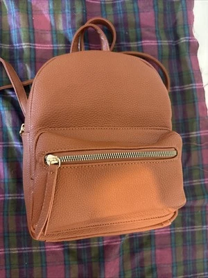 summer & rose packpack, brown pebble vegan leather, Classic, New! - Image 1 of 4