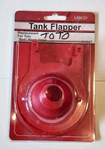 Lasco 04-2143 3-Inch Toto Style Toilet Flapper Fits Many Manufacturers Red New - Picture 1 of 2