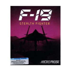 Computer Wargame F-19 Stealth Fighter VG/NM - Picture 1 of 1