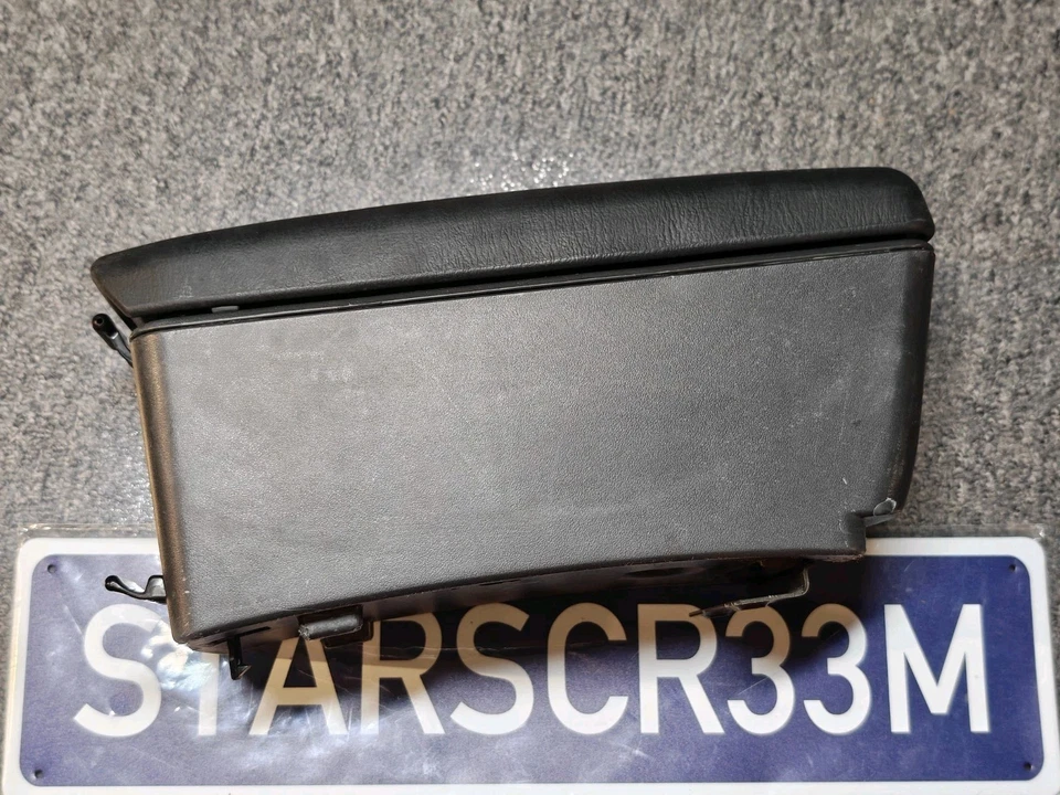 Subaru Impreza Outback 2005-2007 reposabrazos negro consola tapa almacenamiento WRX STi Foto 1 de 4