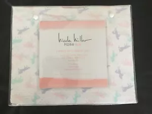 NEW NICOLE MILLER Home KIDS 4 Piece UNICORN FULL Sheet Set Pink Purple Green - Picture 1 of 3