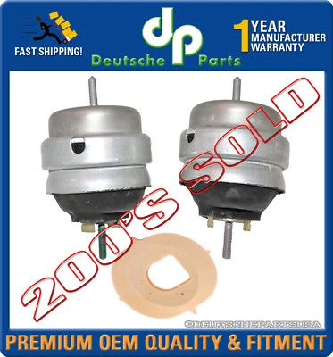 Juego de 3 soportes de motor AUTO izquierda + derecha + delanteros AUDI A4 & QUATTRO 2.0T Foto 1 de 4