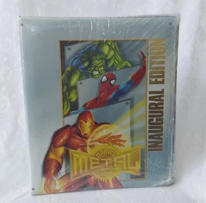 Vintage 1995 Marvel Metal Inaugural Edition Factory Sealed Notebook Binder - Picture 1 of 4