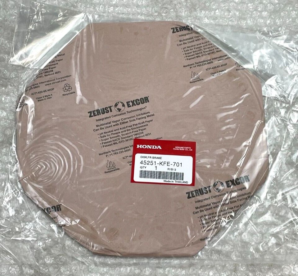 Honda XL125V Varadero Genuine Front Brake Disc 2001-2011 NEW 45251KFE701 - Image 1 of 3